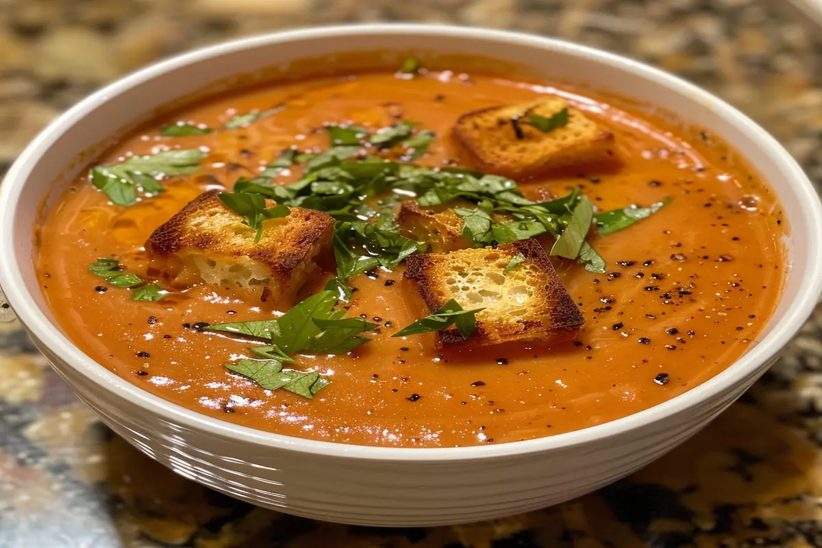 Smoky Roasted Tomato Soup